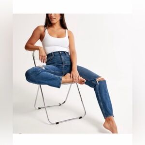 Abercrombie & Fitch the ankle straight ultra high-rise jeans